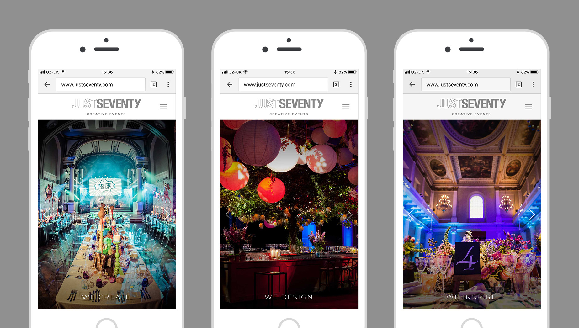 Mobile responsive website design