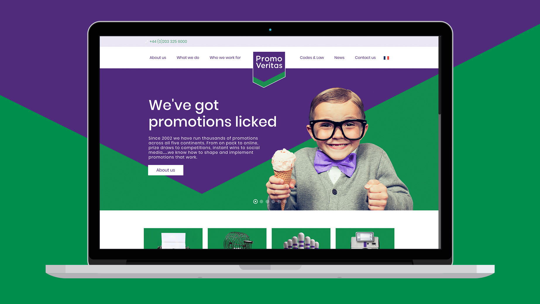 Website design and build for PromoVeritas